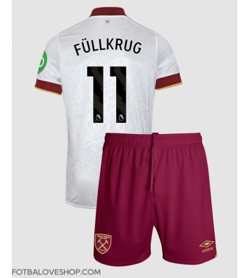 West Ham United Niclas Fullkrug #11 Dětské Alternativní Dres 2024-25 Krátký Rukáv (+ trenýrky)